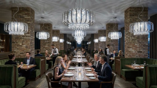 Round Crystal pendant Lamp for restaurant Round Crystal pendant Lamp for restaurant