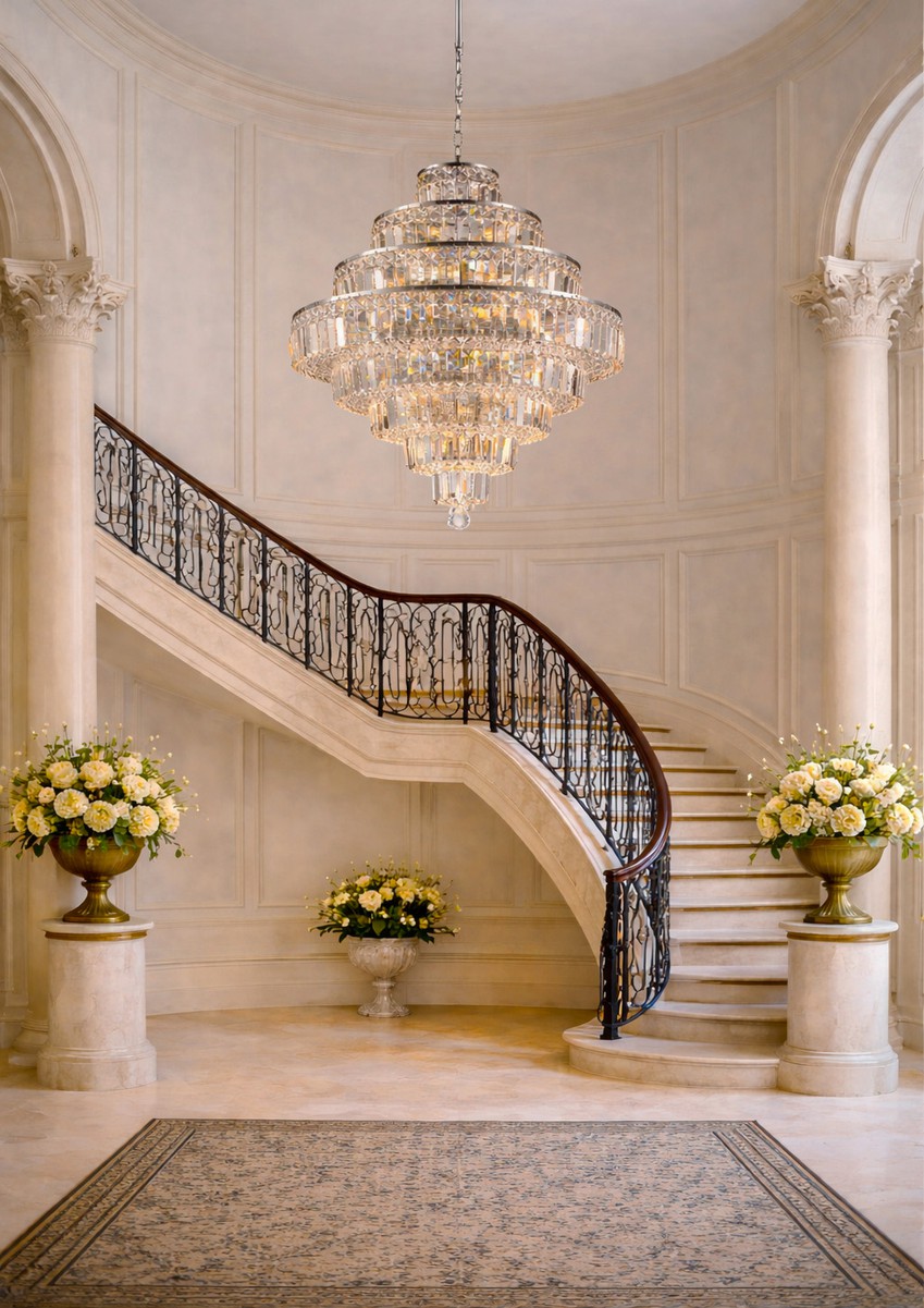 Modern Crystal Pendant Lights for Home lobby Modern Crystal Pendant Lights for Home lobby