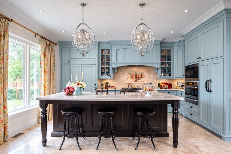 Hand-Crafted Wrought Iron Crystal Pendant Lights in kitchen Hand-Crafted Wrought Iron Crystal Pendant Lights in kitchen