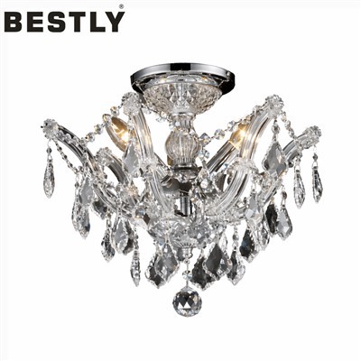 Moderna taklampor i kristall för hemmet