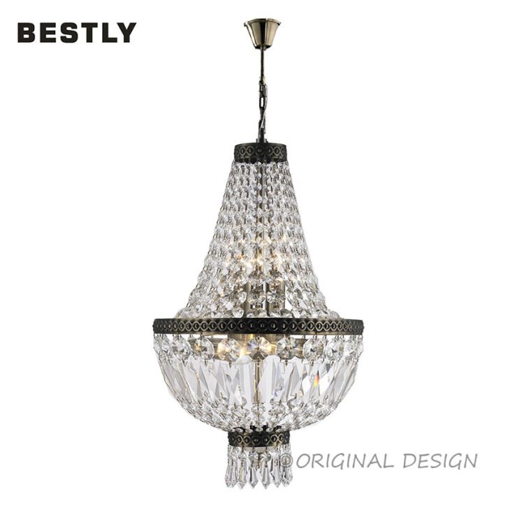 Eleganta Grand Crystal Chandelier Lampor