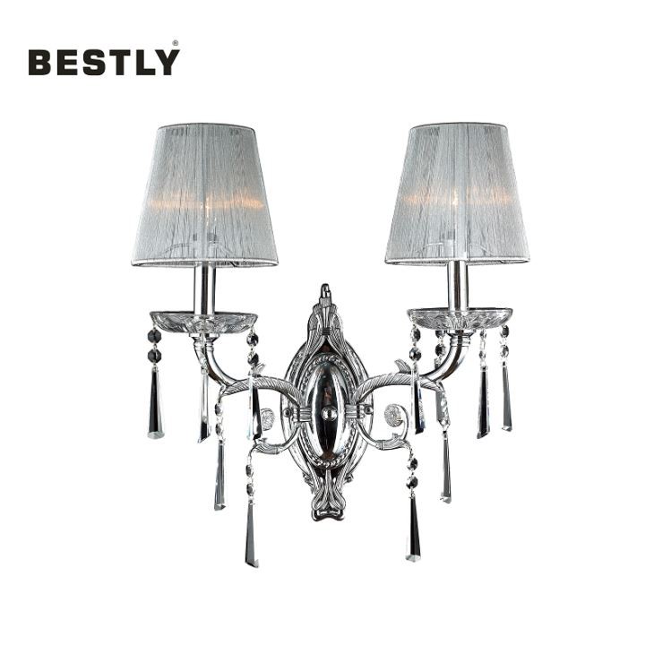 Moderna kristallvägglampor och lampetter med Shades-2-ljus