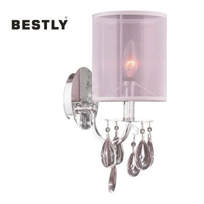 Modern kristallvägglampa för hemmet